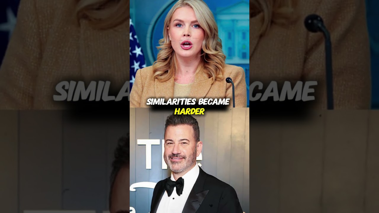 Jimmy Kimmel DESTROYS Karoline Leavitt Live &mdash; The Audience Goes Silent 😳🔥 #Shorts