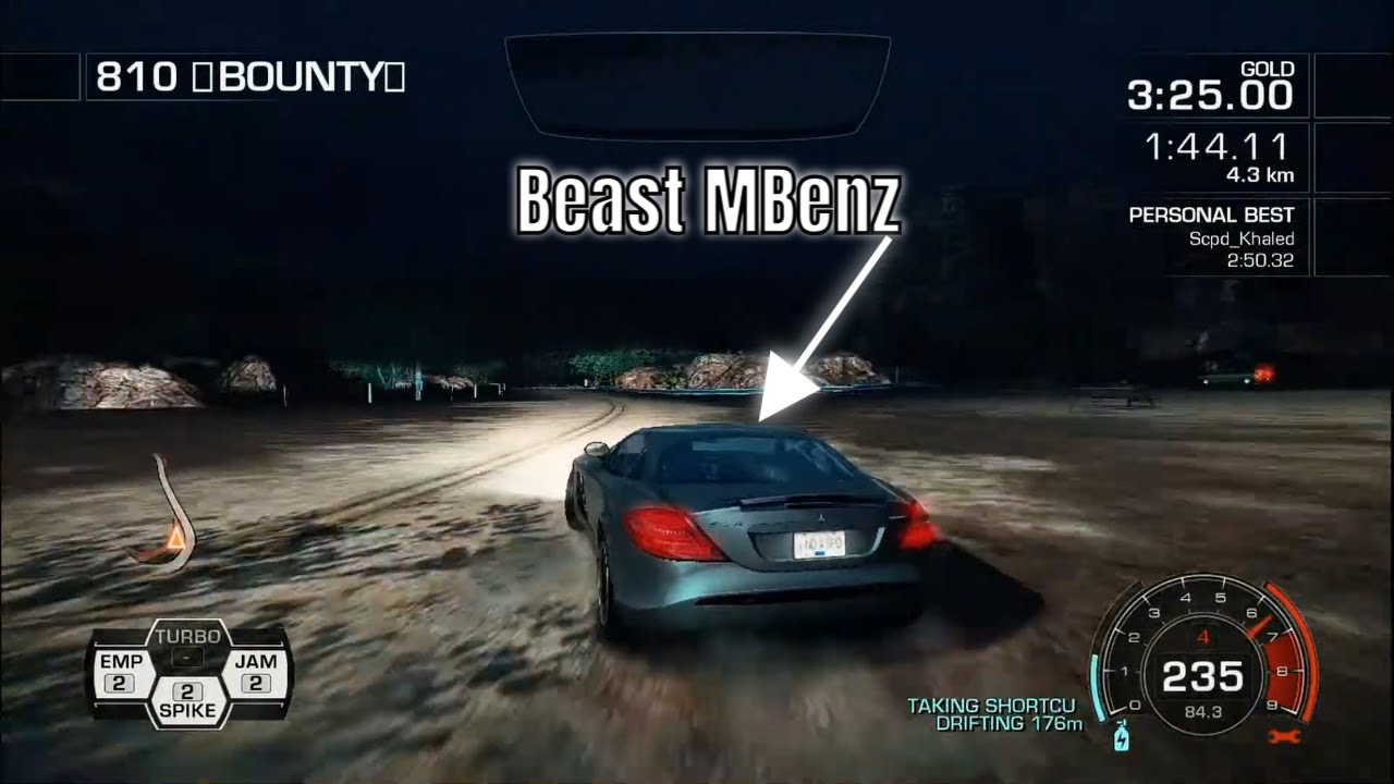 🎯 NFS Hot Pursuit - Barnstormer - Mercedes-Benz SLR McLaren 722 Edition