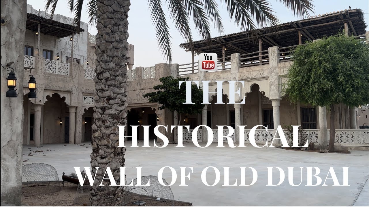 Wall Of the Old Dubai 4K shore Street tour 2024.