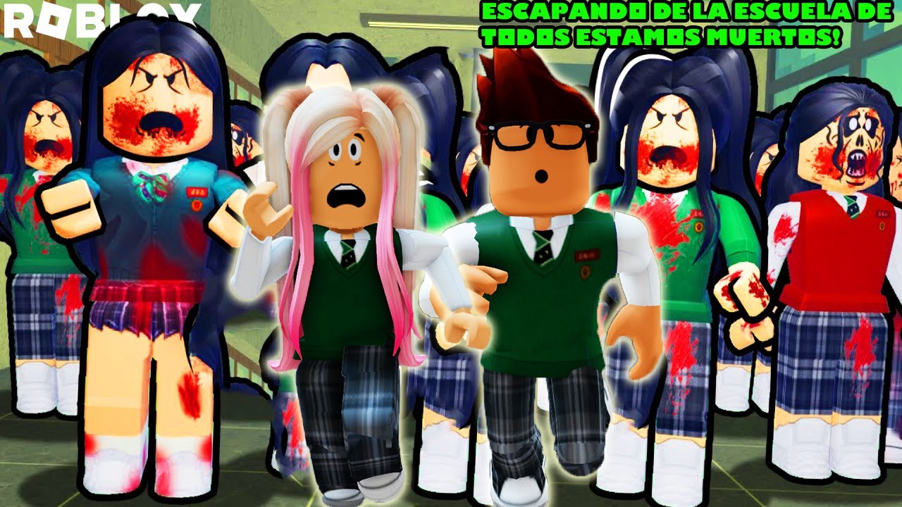 Escapando De La Escuela Llena De Zombies De La Serie De Todos Estamos Muertos!😮😵