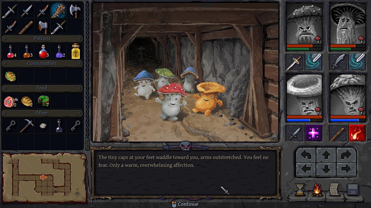 Underkeep - ukázka z dema nově připravovaného krokovacího dungeonu (komentář)