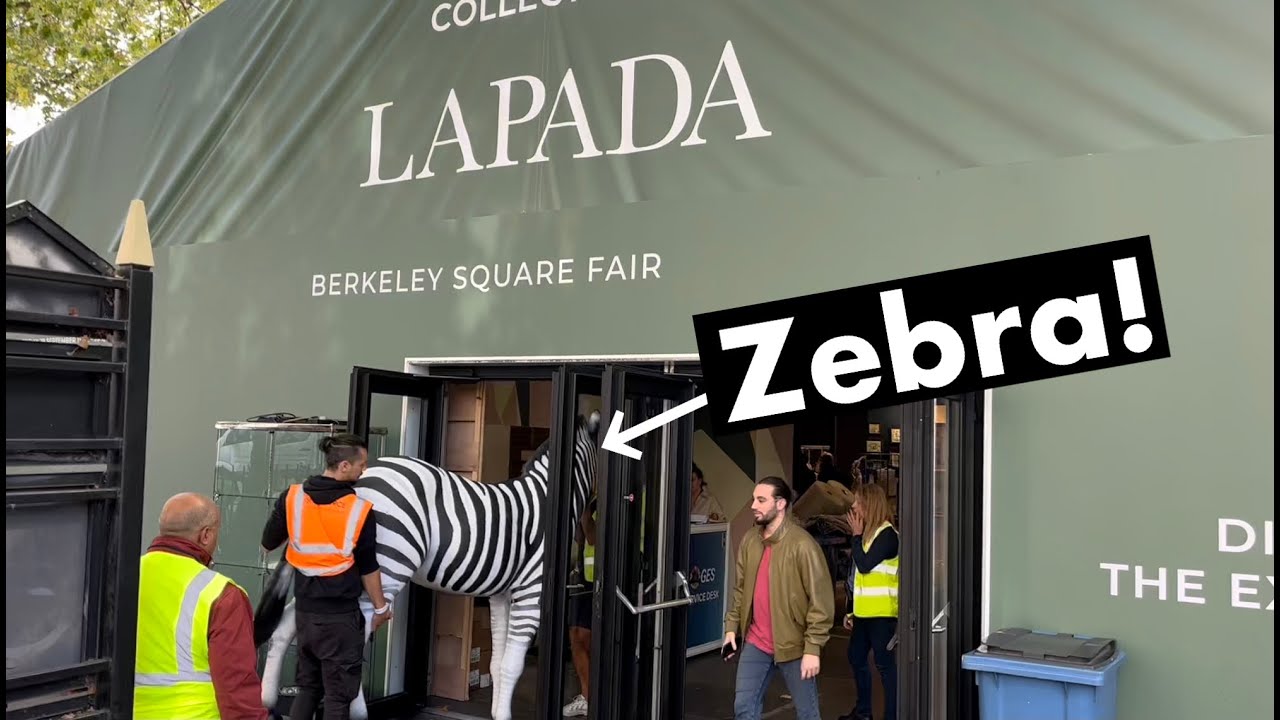Unusual visitors to the LAPADA Antiques Fair in London