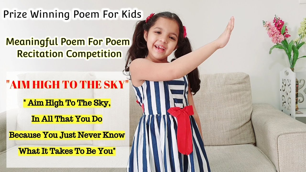 Easy Poem For Poem Recitation Competition for small Kids With Action And Lyrics| English Action Poem