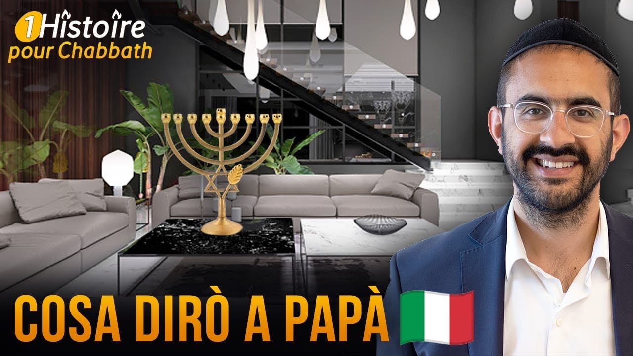 COSA DIRÒ A PAPÀ 🇮🇹 ? MAGNIFIQUE HISTOIRE DE 'HANOUKA 🕎 (Binyamin Benhamou)