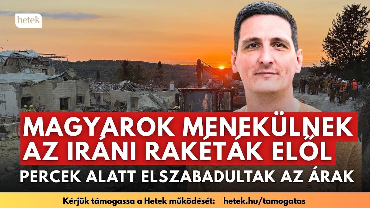 Percek alatt lett négyszere a repjegy ára: így menekültek a magyarok Izraelből - Kiss Péter, HISZ