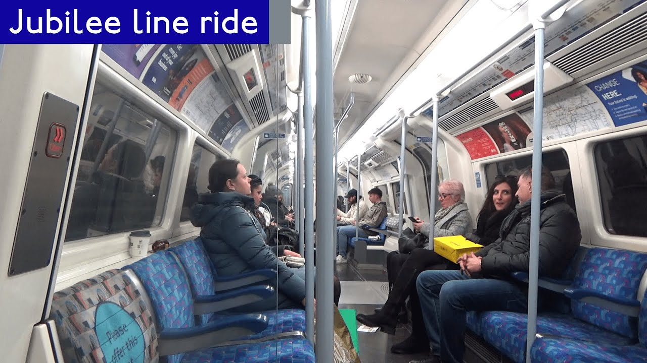 London Underground: Riding the Jubilee line From Green Park to West Hampstead