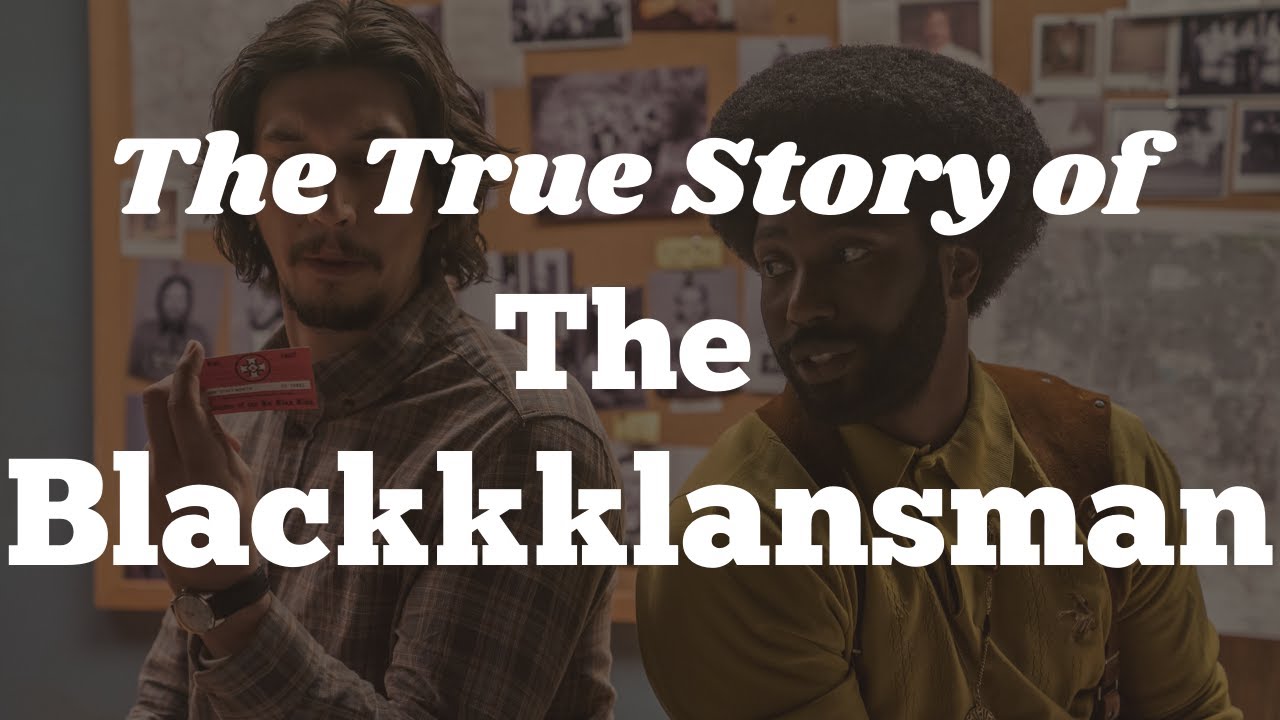 Blackkklansman True Story-Book vs Movie-Spoilers!