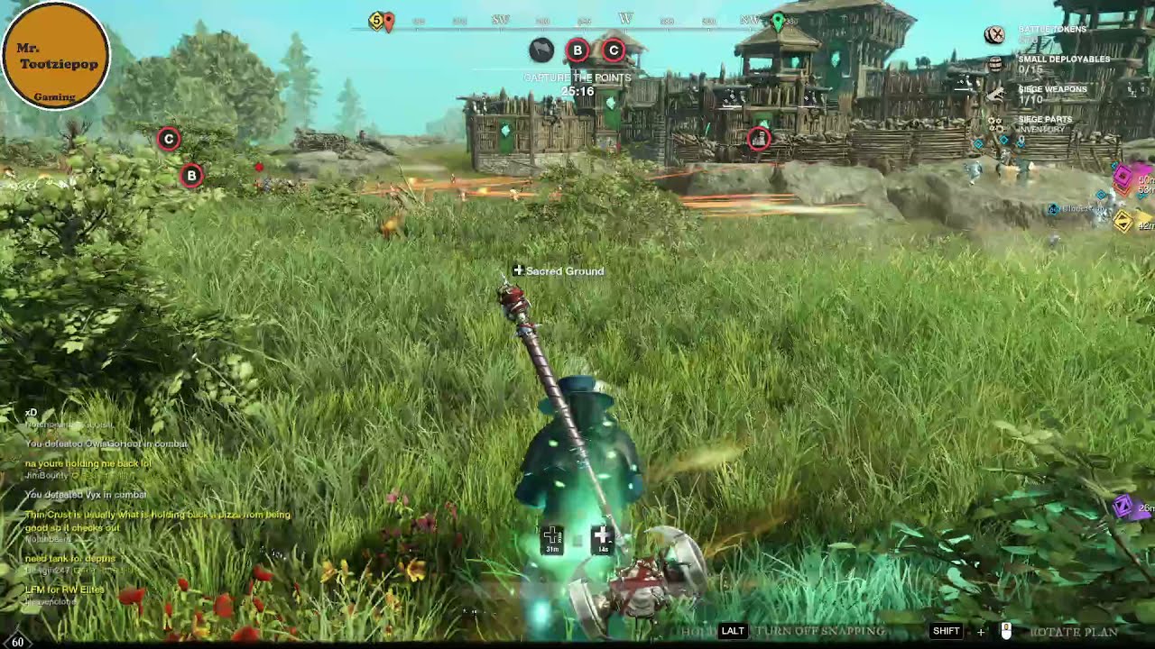 New World - WAR - Taking Down Windsward, Finally a WIN on Attack - Great Axe / War Hammer