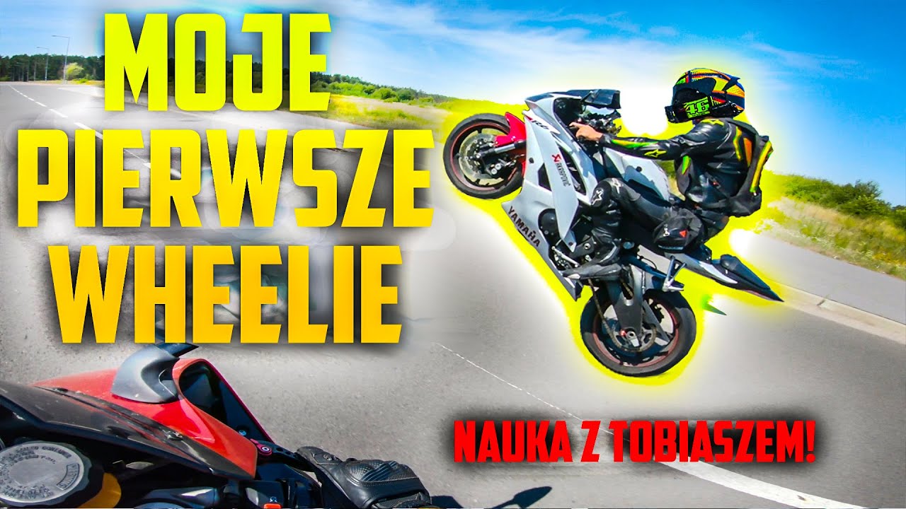 NAUCZYŁEM SIĘ WHEELIE W 1H! 🤯 | PIERWSZY RAZ NA KOLE | NAUKA Z TOBIASZEM | Whiteout, Wheeling_Rider
