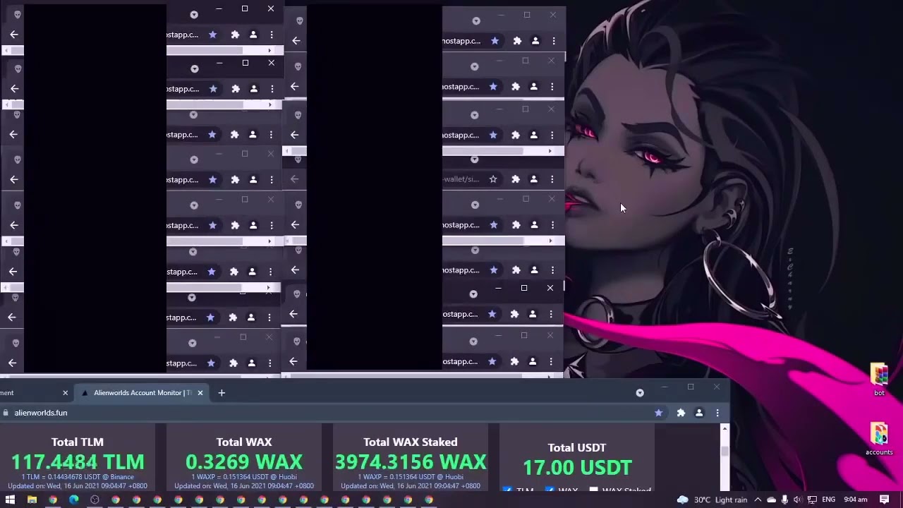 Alien Worlds bot | Alien Worlds Auto Mining bot | free bot