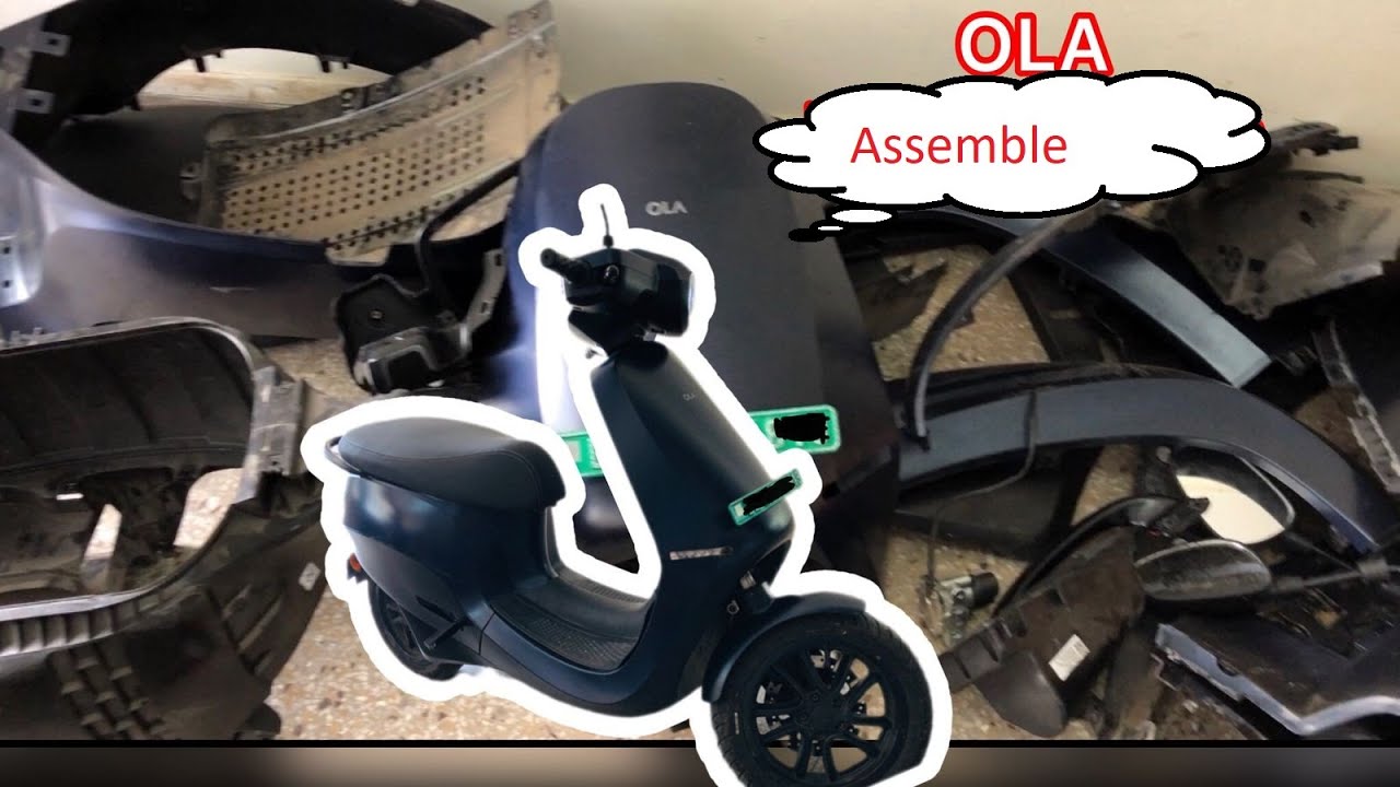 Assemble OLA part-1 (front suspension, wireing, battery, horn etc..  )