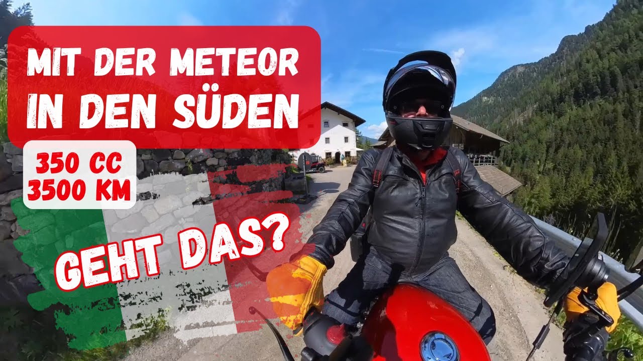 Reichen 20 PS? Italien-Reise mit der Royal Enfield Meteor 350