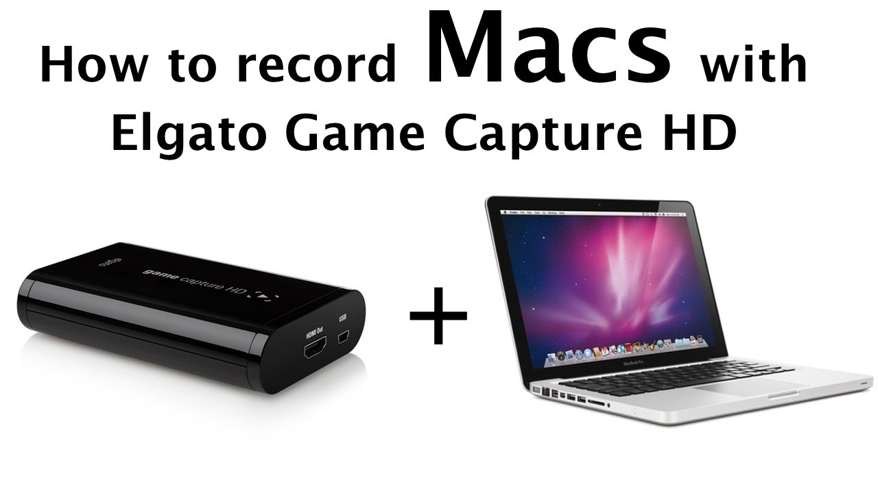 How to record your Macbook/iMac using an Elgato Game Capture HD!