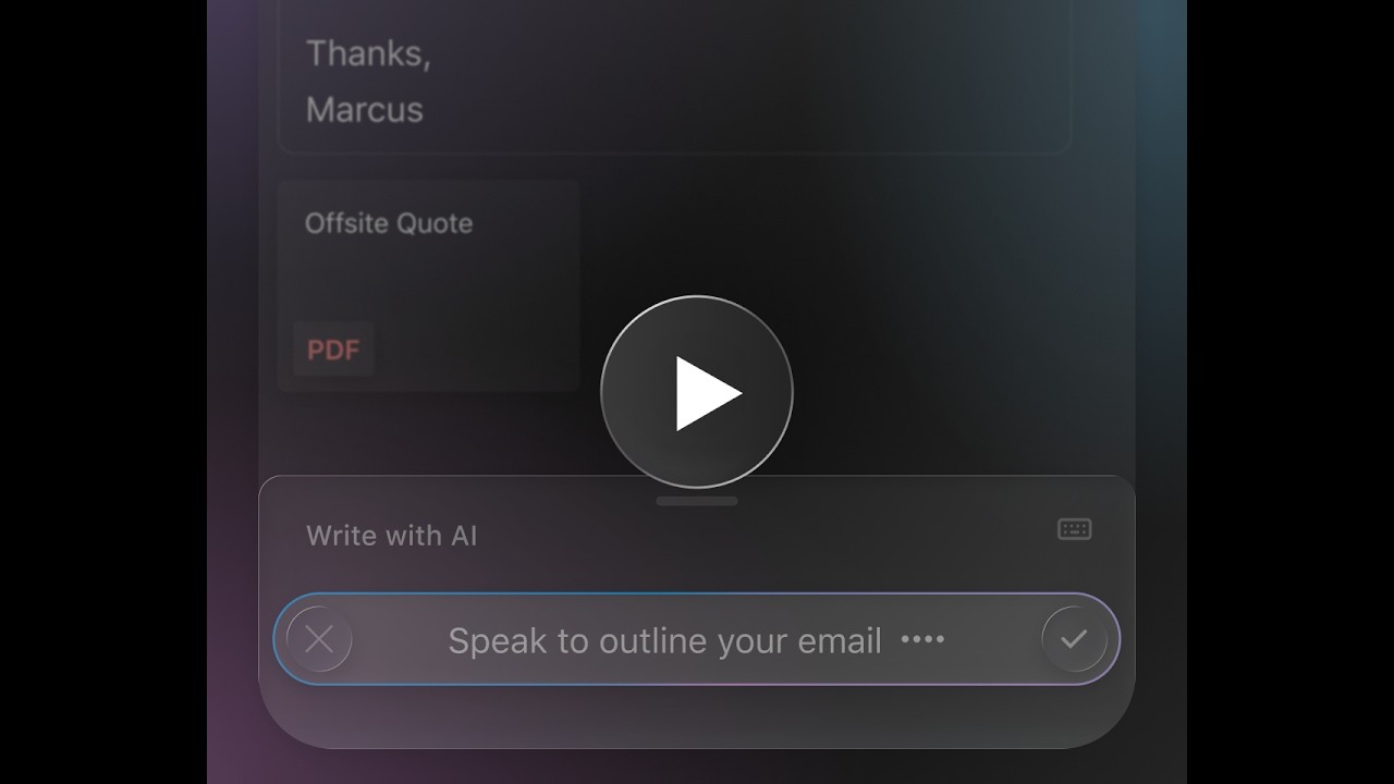 New in Superhuman: Write with Voice 🎤