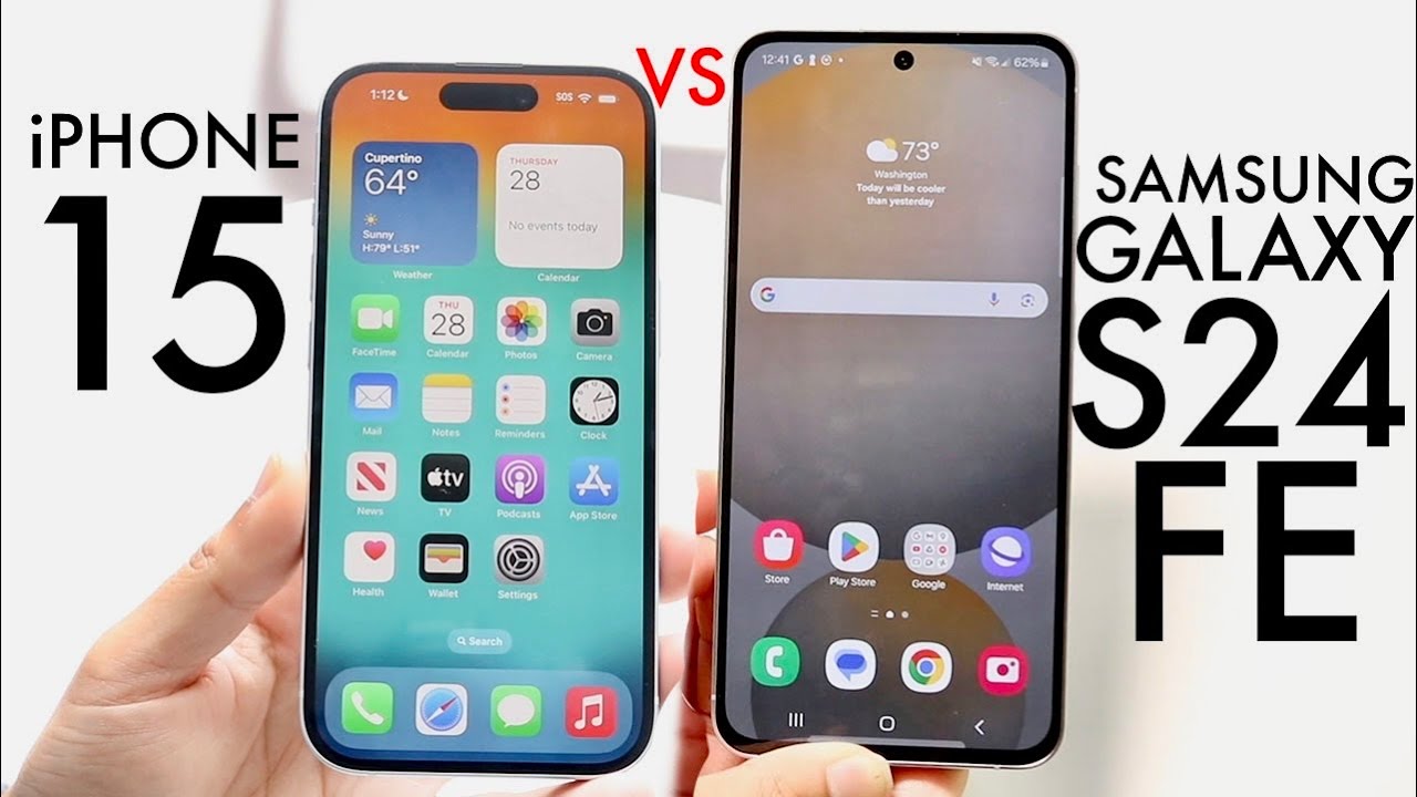 Samsung Galaxy S24 FE против iPhone 15! (Сравнение) (Обзор)