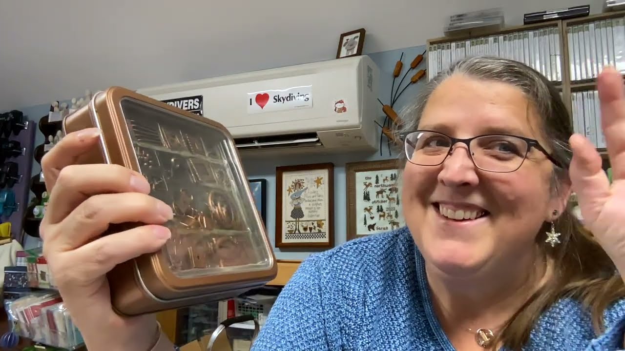 FLOSSTUBE #151: The Northwoods Stitcher- The wonders of it all!  Wolf and gingerbread house update!