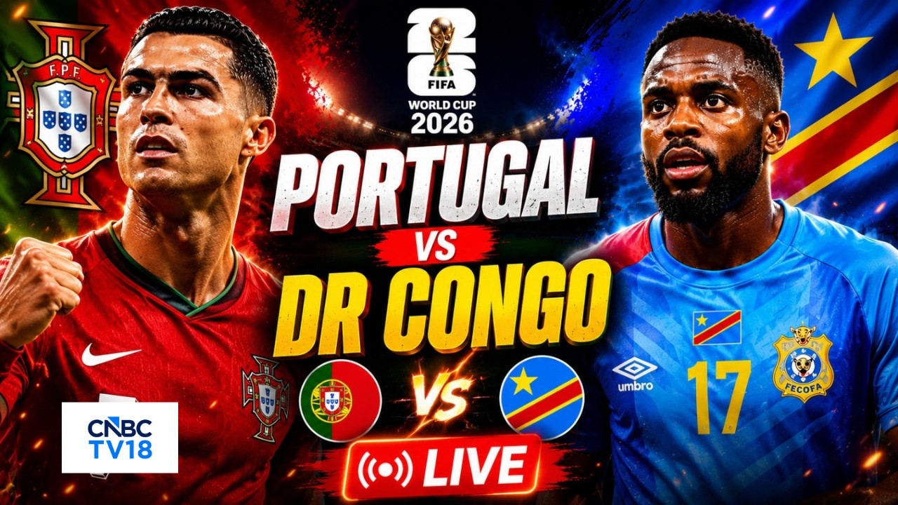 🔴FIFA World Cup 2026 LIVE: Portugal vs DR Congo LIVE From Houston Stadium | Ronaldo | N18G
