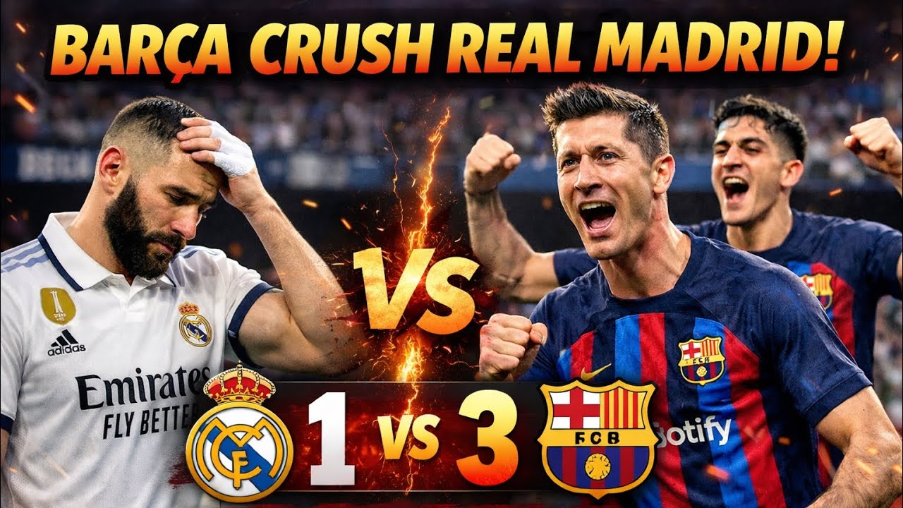 REAL MADIRD LOST BY 1 : 3 UNBELIEVABLE GOAL! #Football