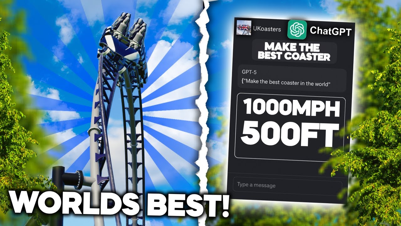 Can AI Design The Worlds BEST Rollercoaster?