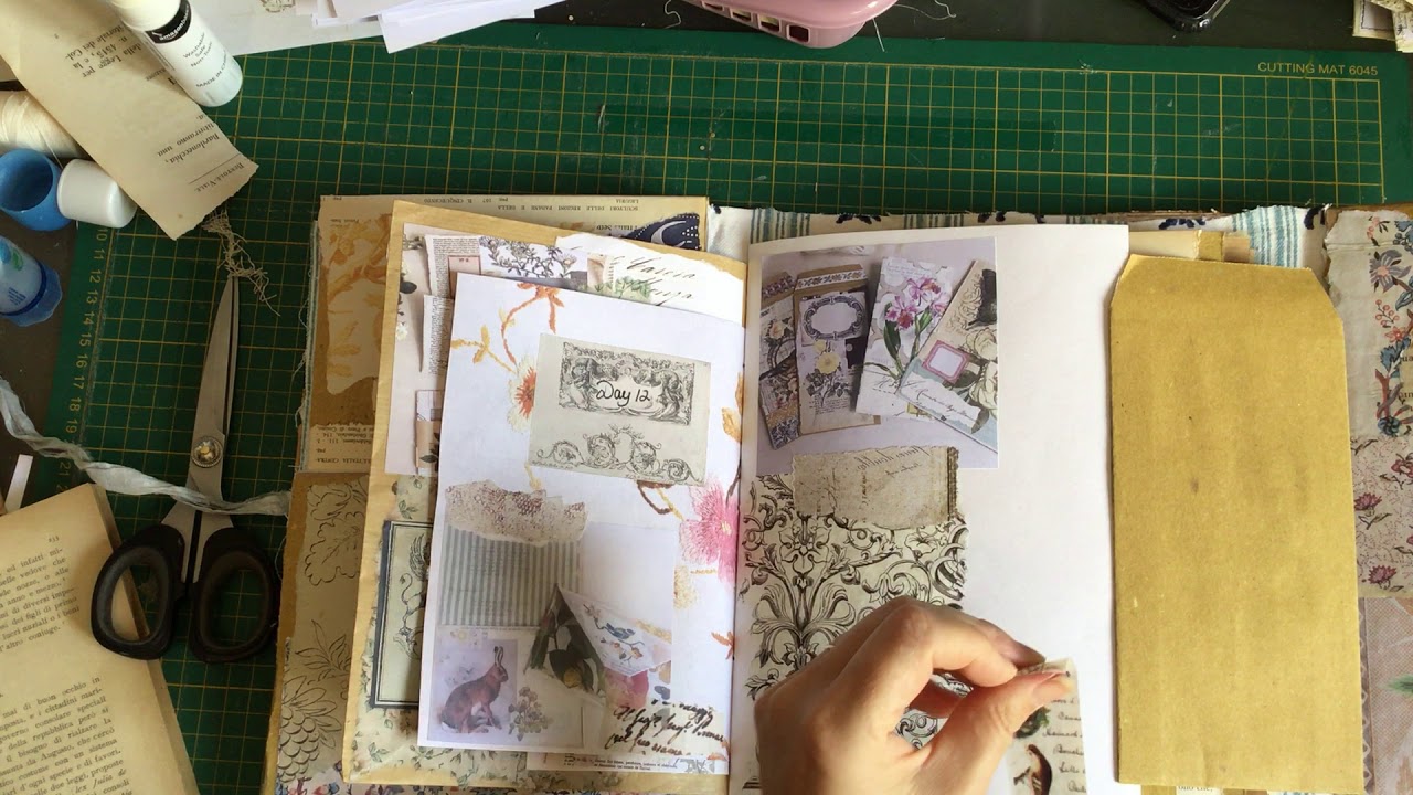 The 100 day project | day98 contining work on my 100dayproject journal