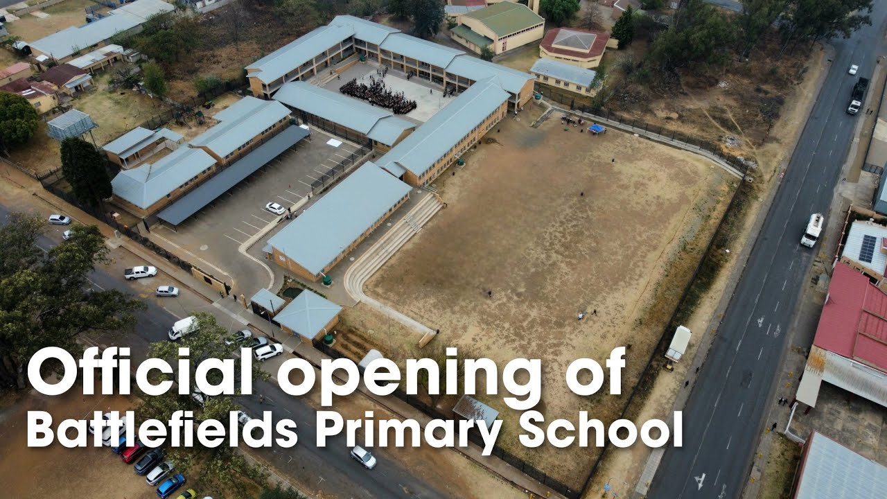 The official opening of Battlefields Primary School