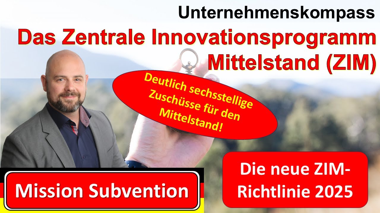 Die neue ZIM Richtlinie 2025 ist da! Deutlich über 300.000 € für dein Unternehmen sind möglich!