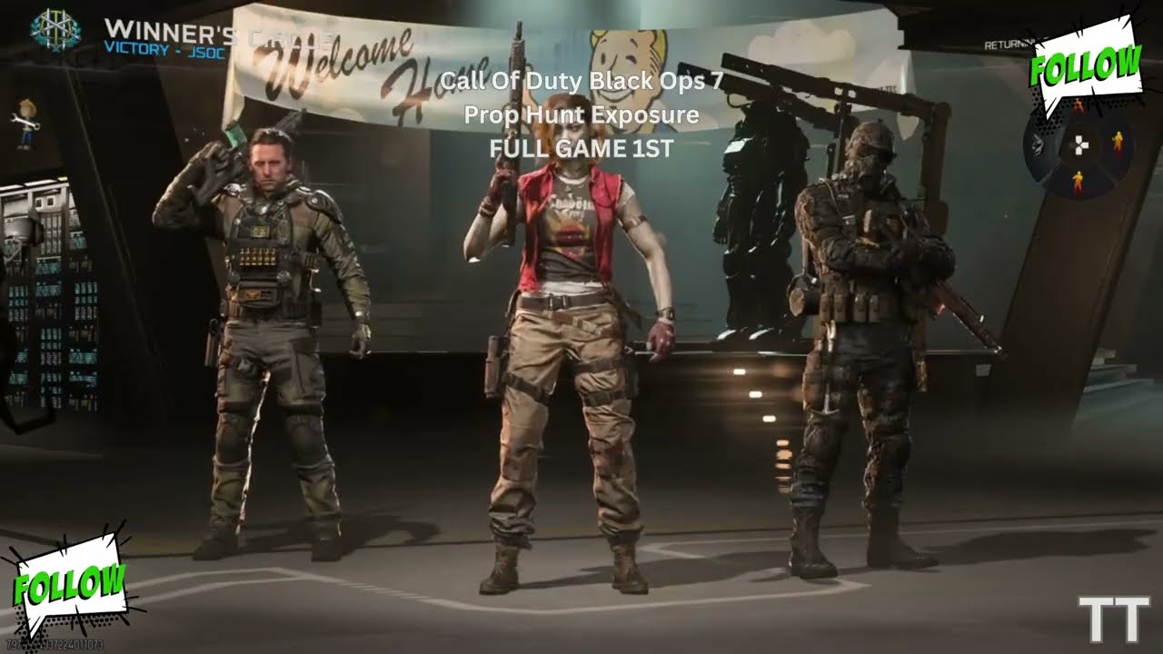 Call Of Duty Black Ops 7 Prop Hunt Exposure FULL GAME 1ST [Tina Tormented] COD BO7 Gameplay