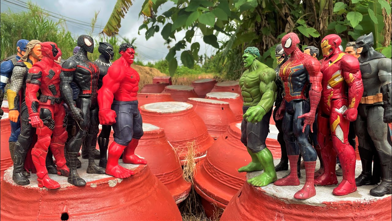 31 minutes AVENGERS SUPERHERO STORY, MARVEL'S SPIDER MAN 2 HULK VS RED HULK, THANOS VS VENOM #51