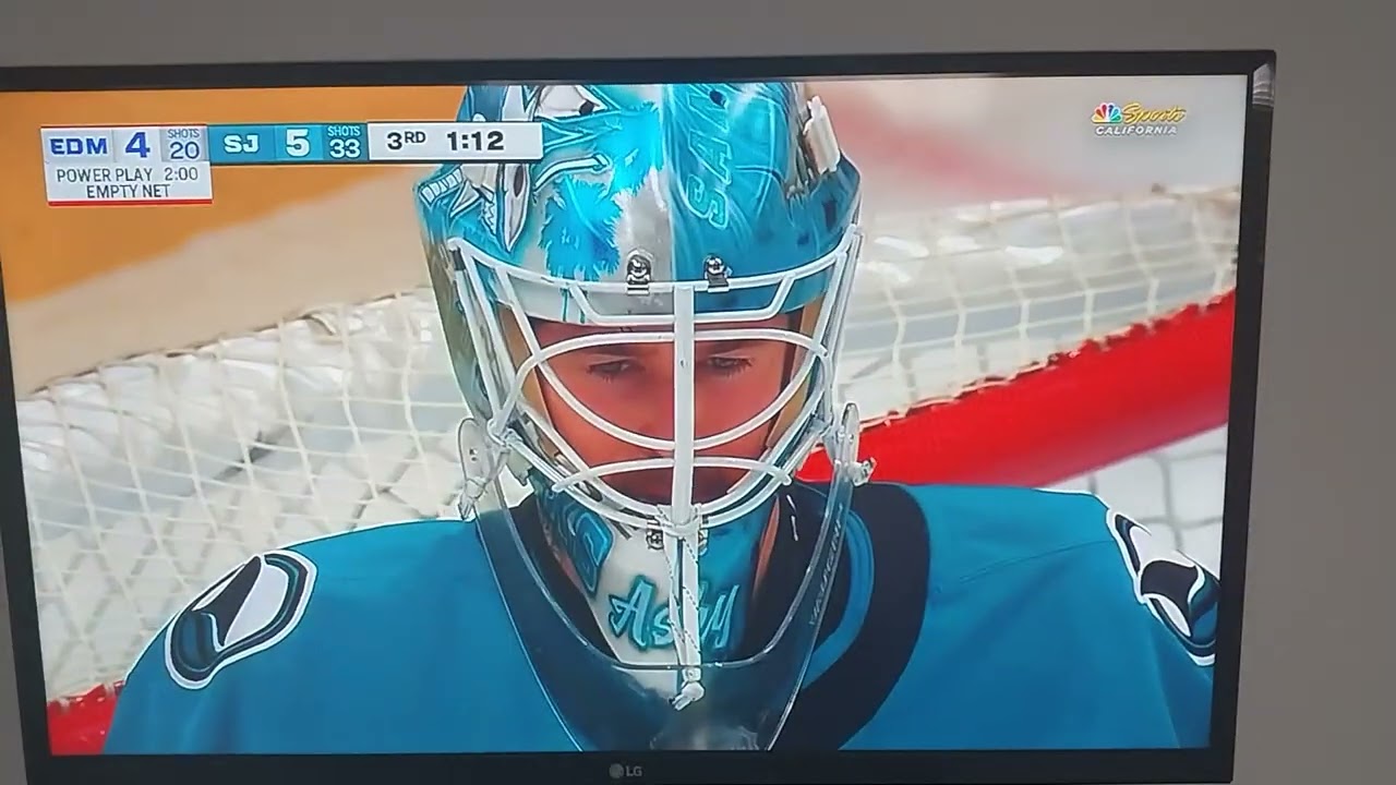 Sharks beat the Oilers at Home by 5 to 4