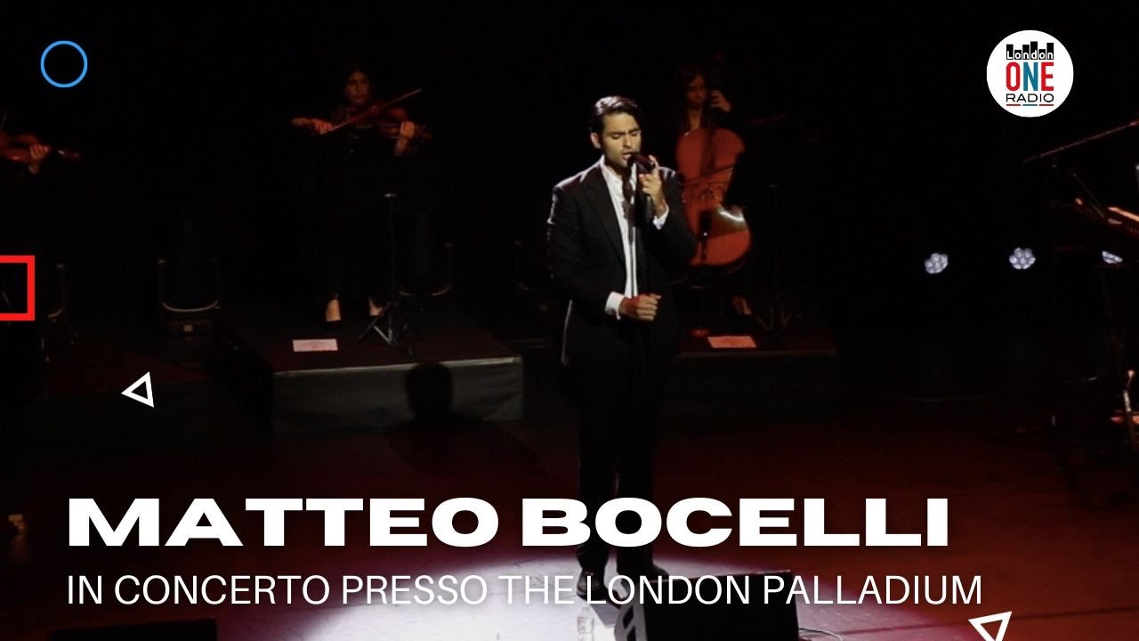 Matteo Bocelli in tour a Londra