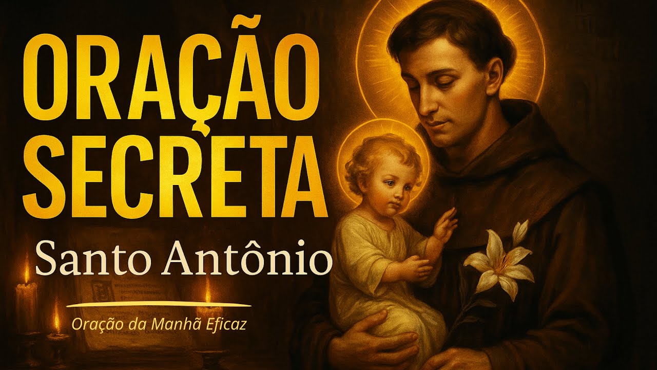 ORAÇÃO SECRETA de Santo Antônio 🕊️ (Escondida no Vaticano) para o Amor e Prosperidade!”
