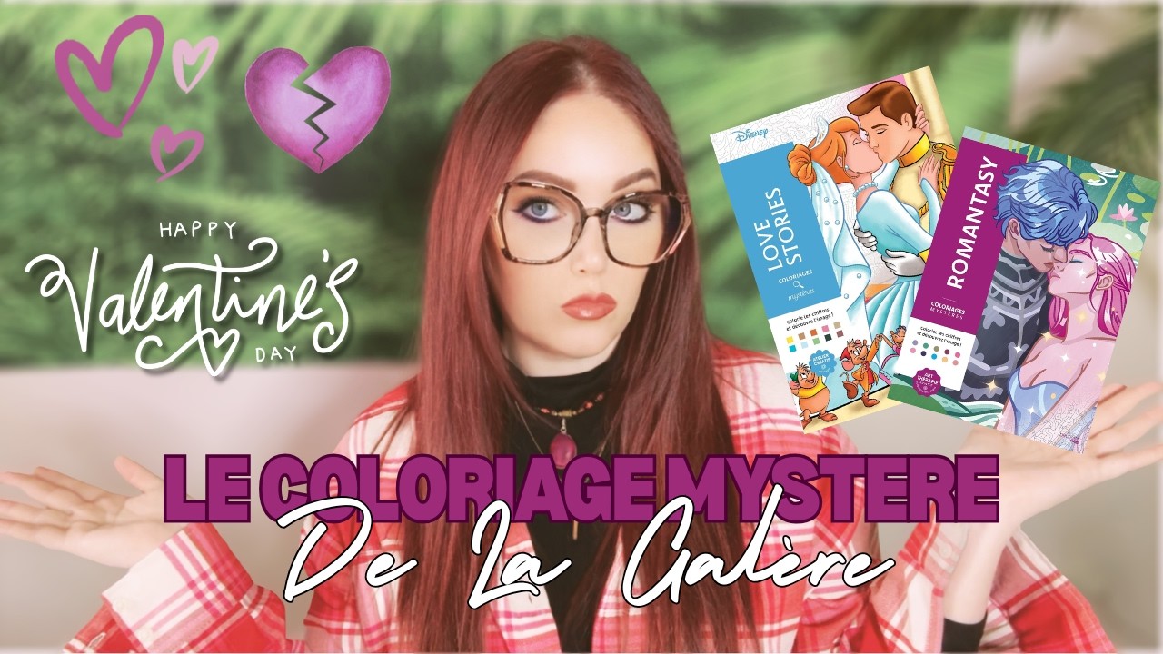 Un Coloriage Mystère pour la St Valentin ? Vlog Cultura + Colo 🩷💔🎨🖍️