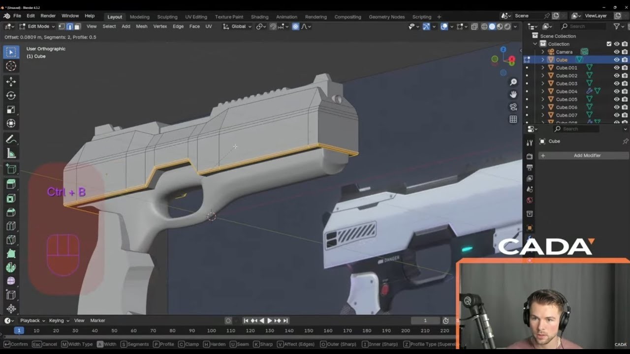 3D Bootcamp by CADA - Modelling (Week 51 - 2025)