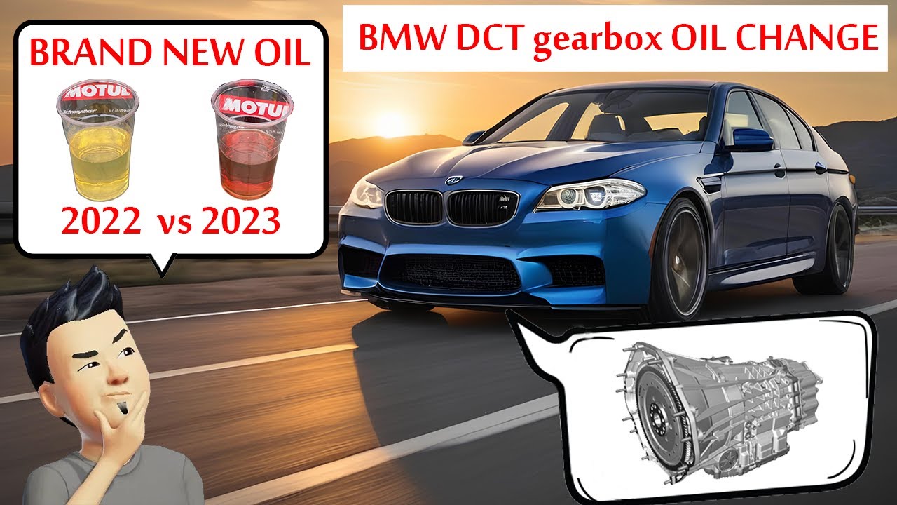 BMW M5 DCT gearbox oil change