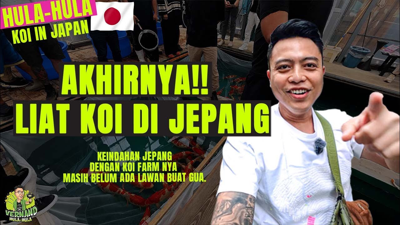AKHIRNYA LIAT KOI FARM JEPANG LANGSUNG | HULA - HULA IN JAPAN WITH SUN KOI FARM DAY 1