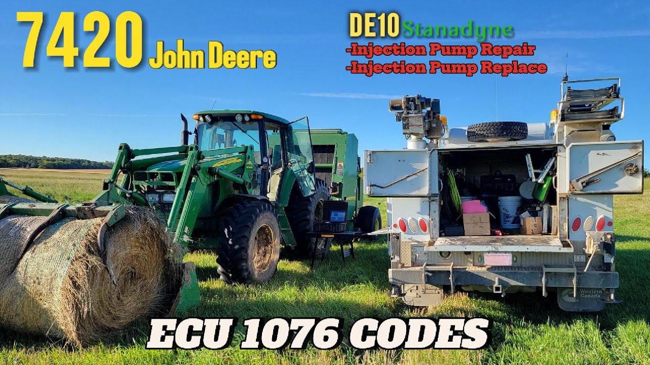 :🔧 John Deere 7420 ECU 1076 Code | Injection Pump Repair & Timing Walkthrough 🚜💥
