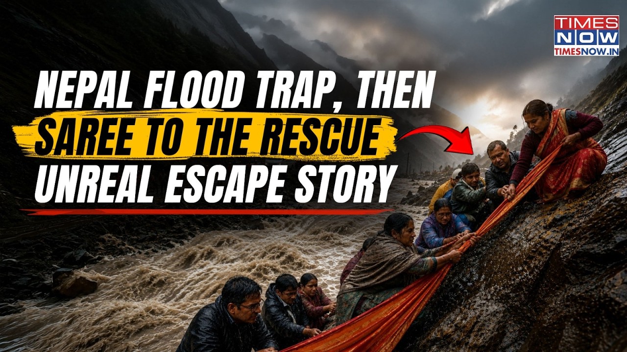 Nepal Flood Horror: Saree Saves Lives Of 21 Indian Pilgrims, Daring Survival Story To Escape Death