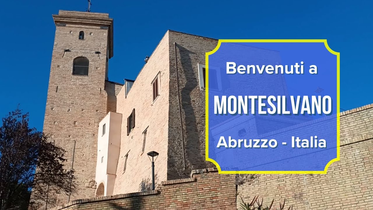 Montesilvano Colle: Zaczarowana wioska z widokiem na Morze Adriatyckie 🇮🇹 🏛️🏘️🌿#italia #tourism