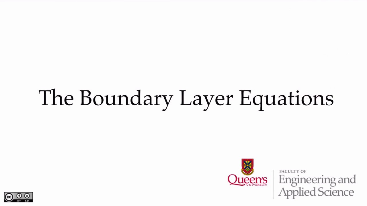 The Boundary Layer Equations