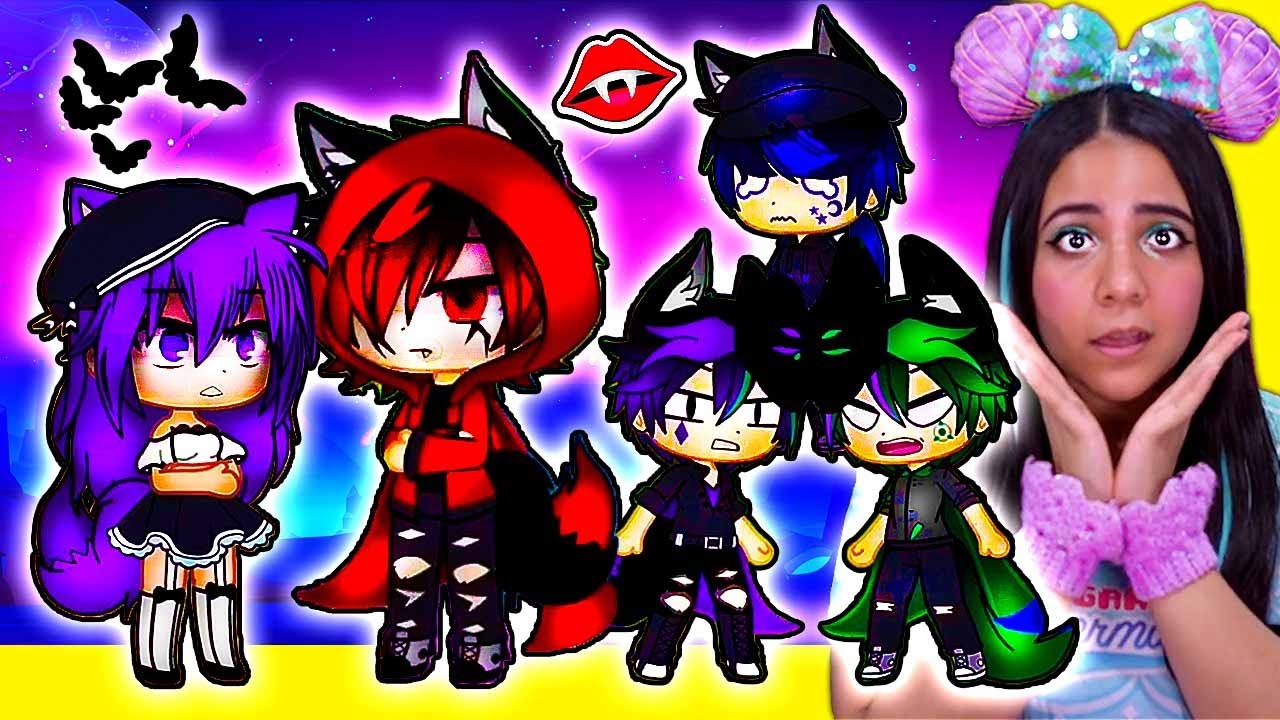 🧛 Living with VAMPIRE BROTHERS?! 🧛 Gacha Life Mini Movie Love Story Reaction