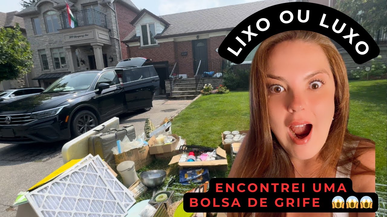 LIXO OU LUXO NA GRINGA? MUITA COISA JOGADA NA RUA