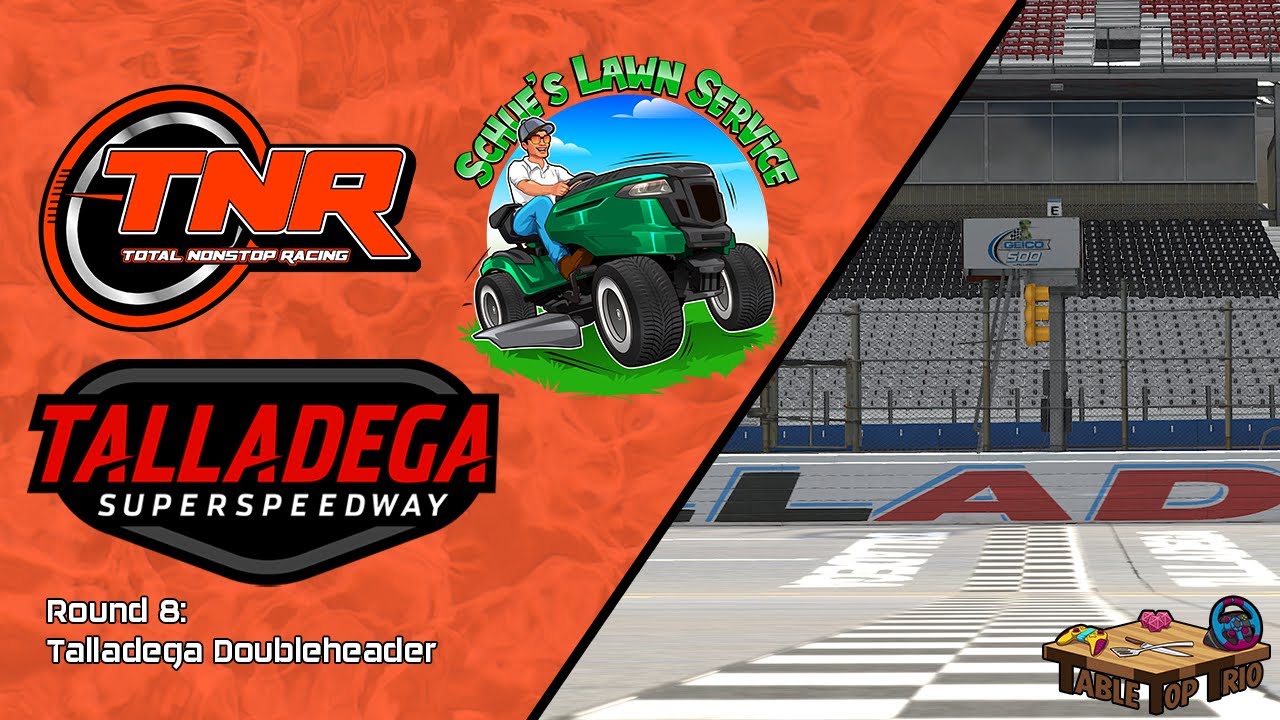 Total Nonstop Racing doubleheader at Talladega | Rounds 8 & 9 of 19 | iRacing NASCAR Gen 4 Cup
