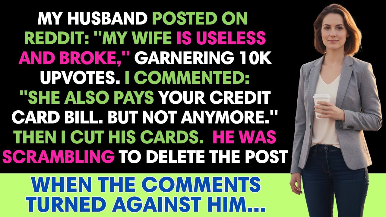 My Husband Posted On Reddit: "My Wife Is Useless And Broke," Garnering 10k Upvotes. //Reddit Stories