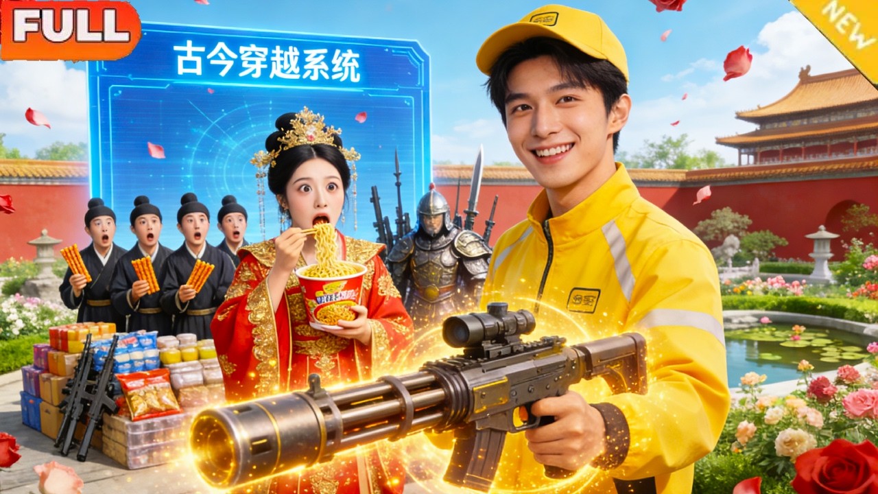 穿越成暴力女帝的出氣筒皇夫，面對武林高手嘲笑，他反手從背後掏出AK47！一梭子掃射震驚全場，幫老婆橫掃五大世家。古今兩界穿梭，用現代科技幫老婆權傾天下！#穿越#君王#逆襲#古今穿越#熱血#男頻#爽文