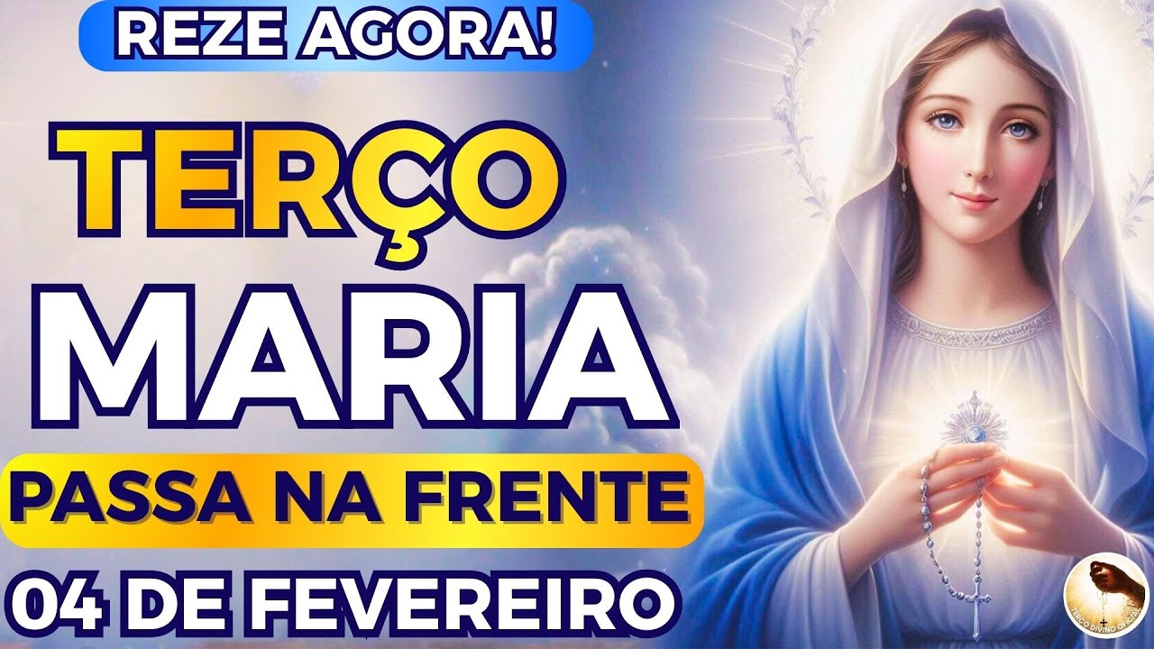 📿Terço Maria Passa na Frente vem Abrir Seus Caminhos Ainda Hoje! Reze Agora com Maria!