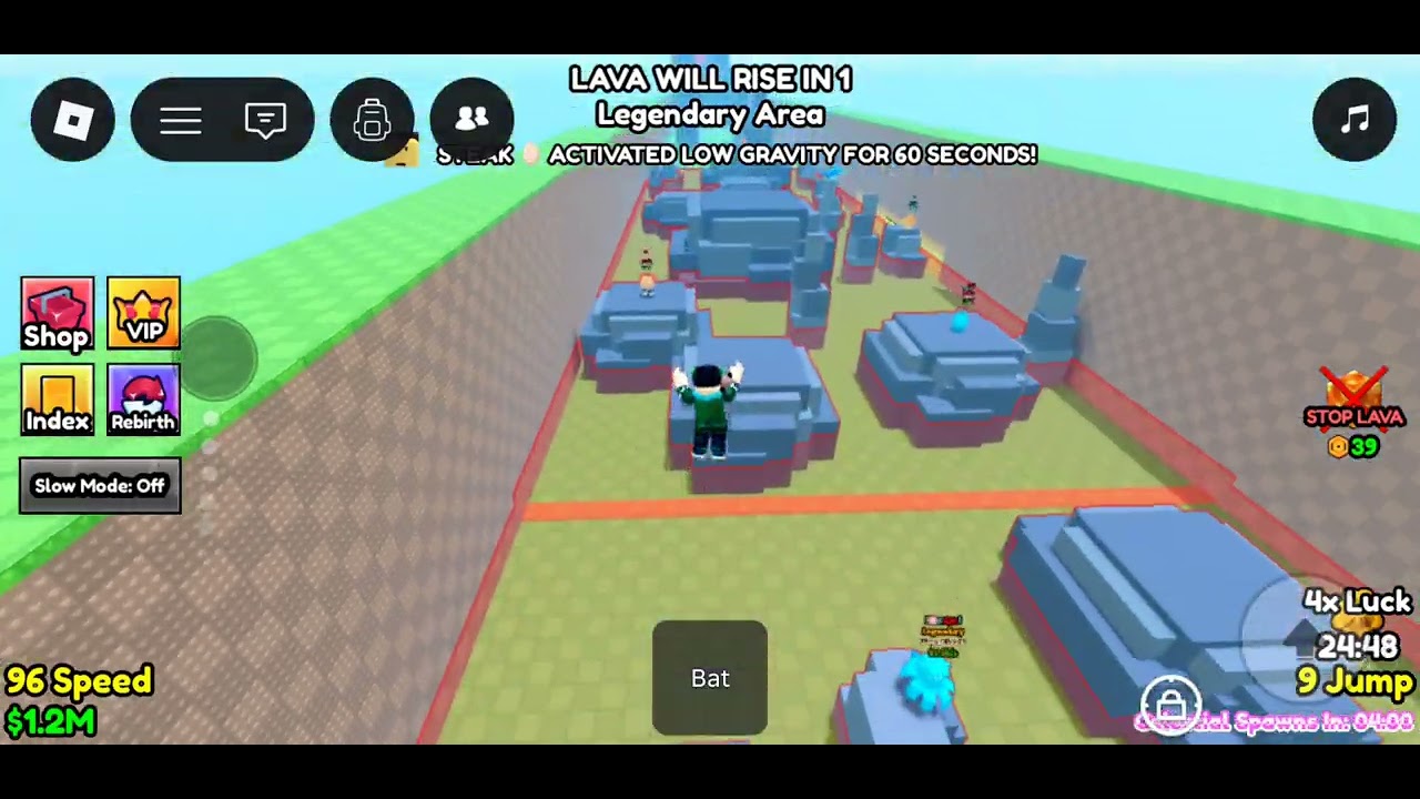 Doing Magma Monday admin abuse in Survive Lava for Brainrots!