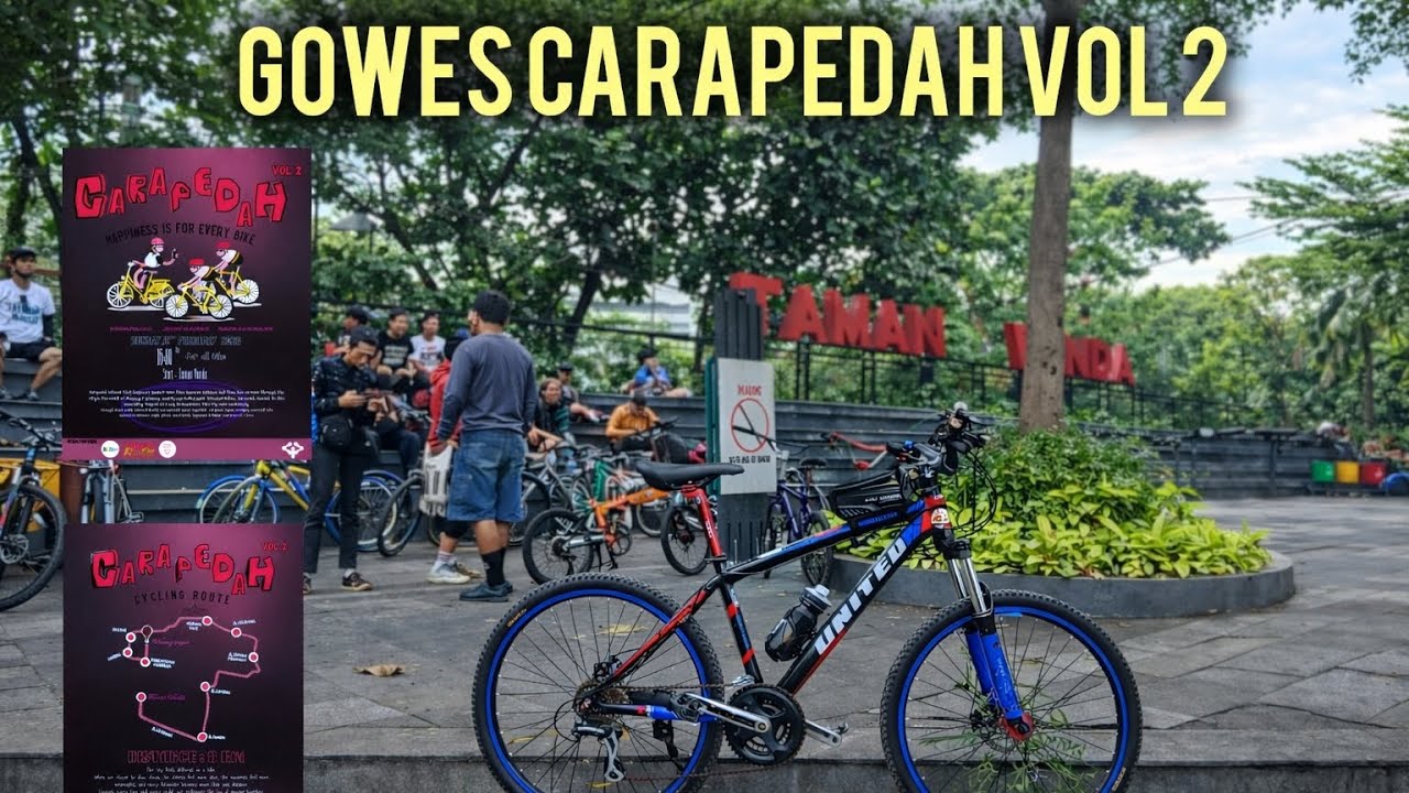 Gowes carapedah vol 2 kota bandung ‼️ gowes Indonesia 