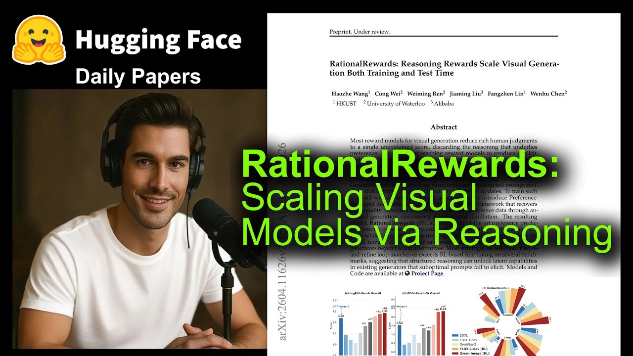 RationalRewards: Scaling Visual Models via Reasoning