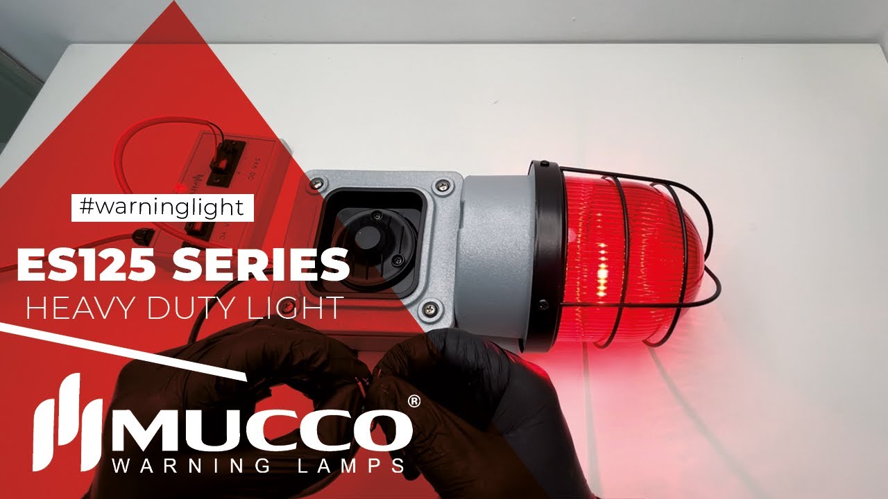 ES125 Series Heavy Duty Warning Light | Industrial Warning Light | Industrial Warning Siren