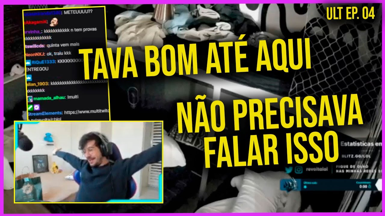 REVOLTA comenta sobre a Lunardeli no ULT EPISODIO 04